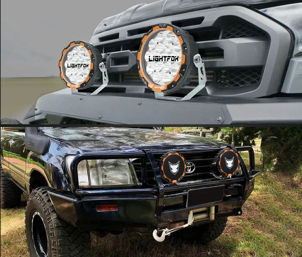 LIGHTFOX 7inch OSRAM LED Driving Spot Lights